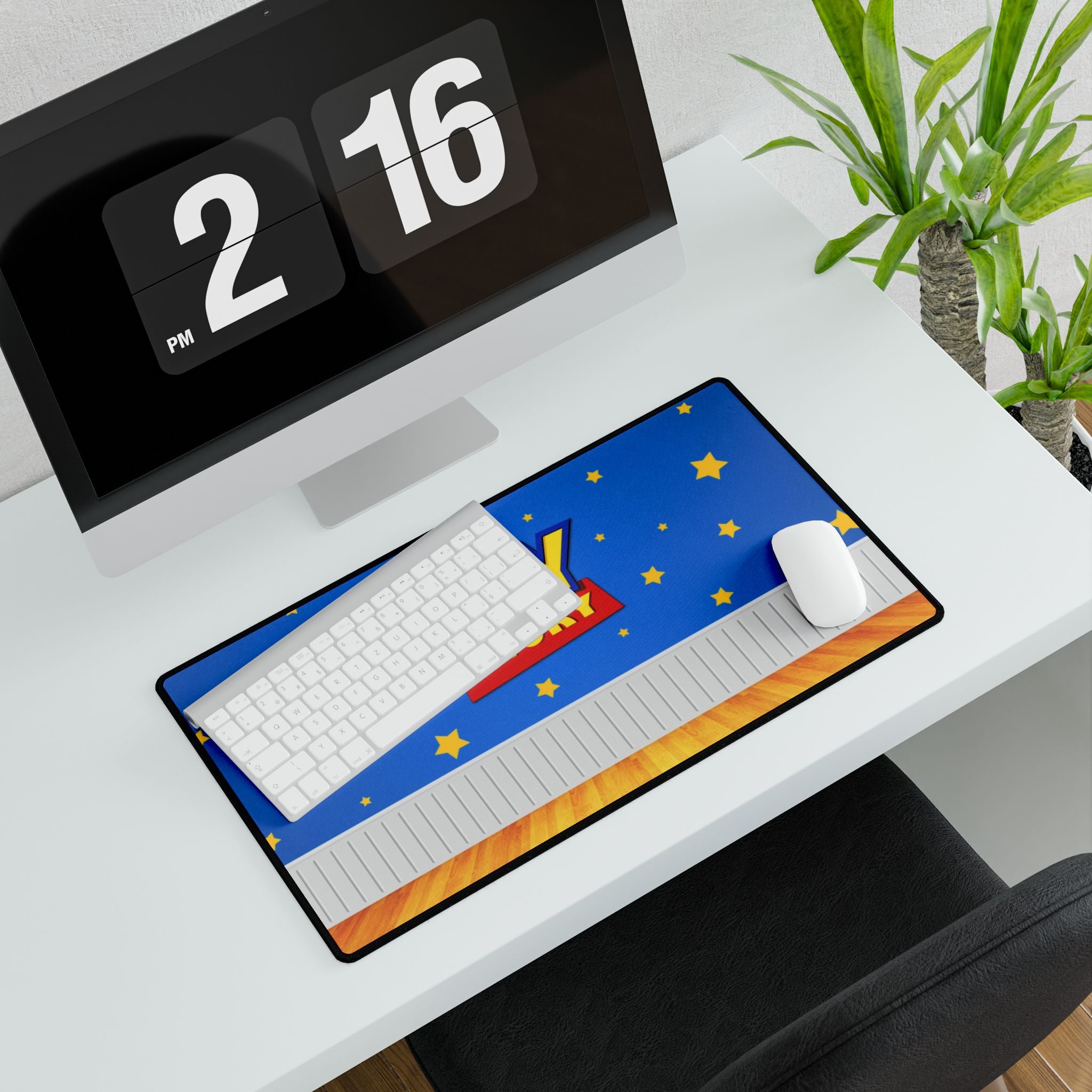 play Desk Mat — Blue Star Gaming/Work Desk Pad