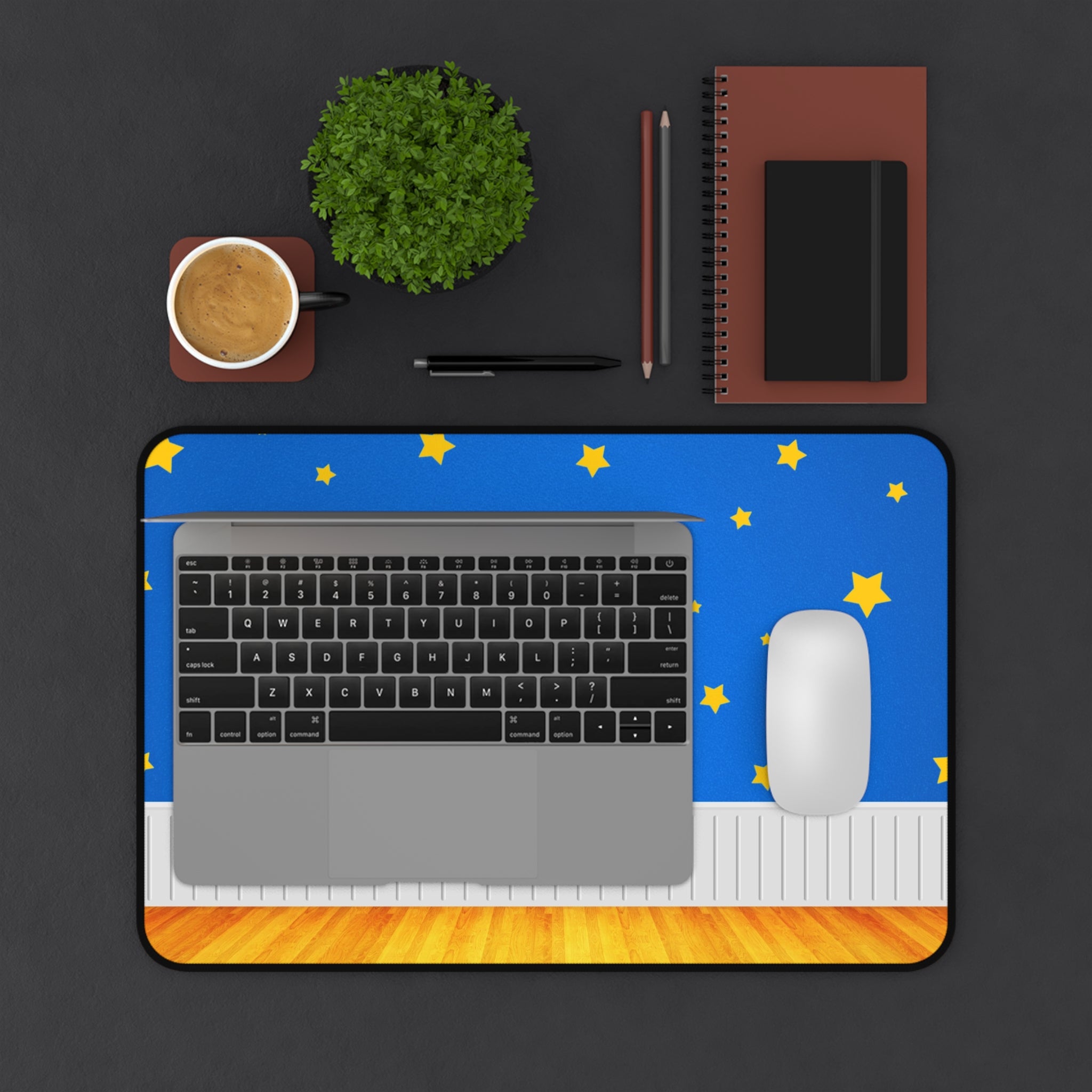 Toy Story Desk Mat — Blue Starry Collector Mouse Pad