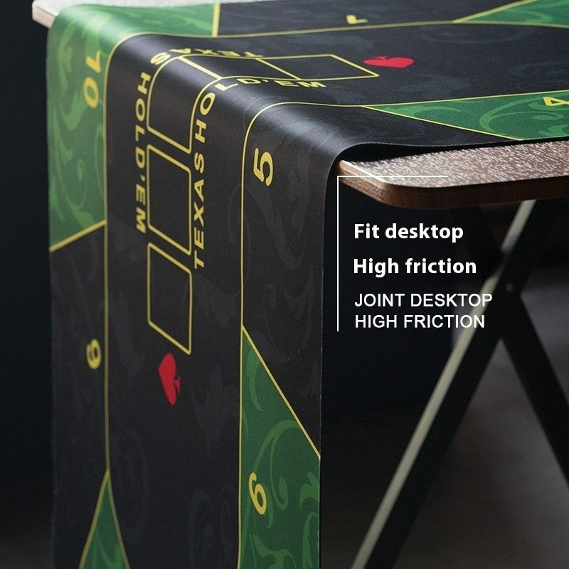 Texas Poker Tablecloth Thickened Overlock Rubber Desk Mat